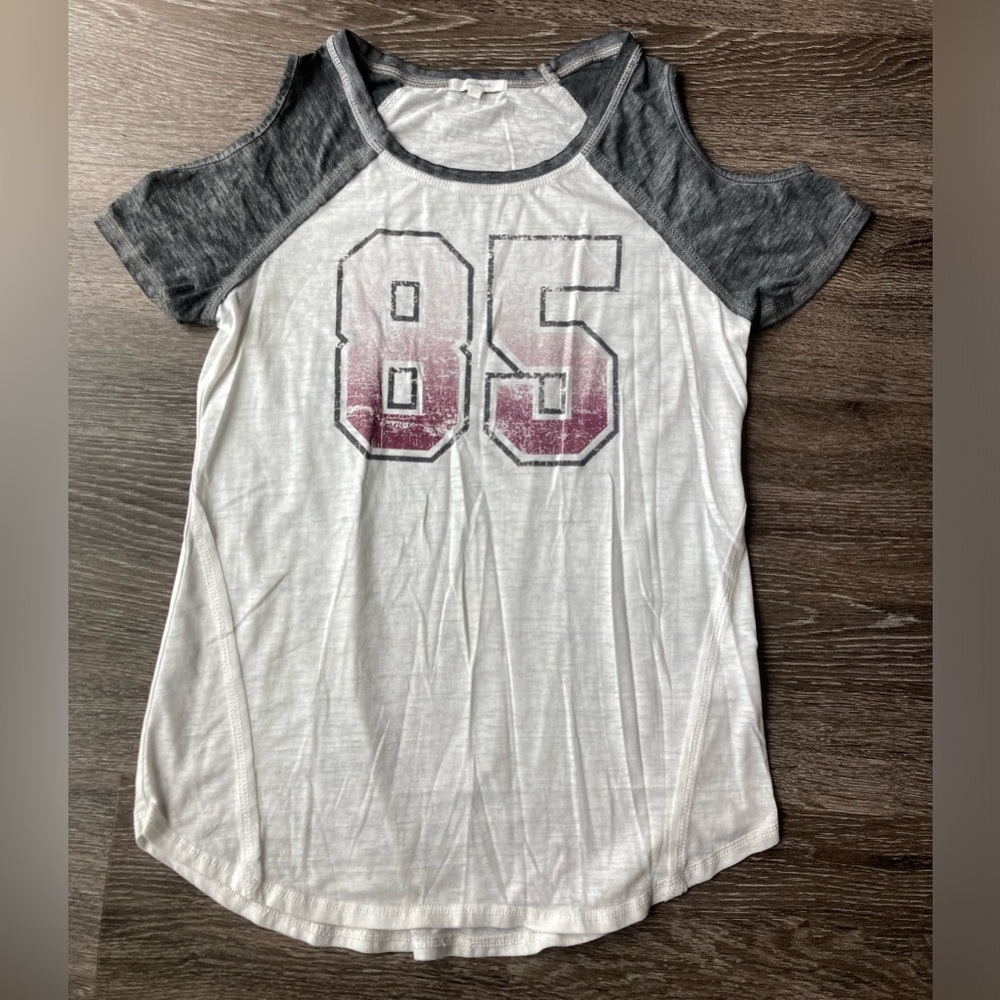 Maurices Tee With Shoulder Cutouts